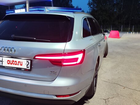 2018 Audi A4 ultra V (B9), серебристый, 1899000 рублей, вид 4