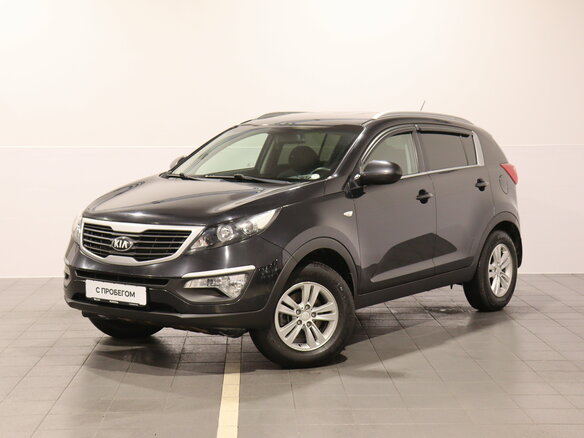 2013 Kia Sportage III, чёрный, 1180000 рублей - вид 1