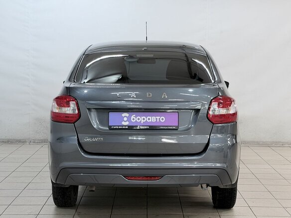 2024 Lada (ВАЗ) Granta I Рестайлинг, серый, 970000 рублей - вид 6