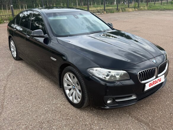 2015 BMW 5 серии 520i VI (F10/F11/F07) Рестайлинг, чёрный, 1999000 рублей - вид 2