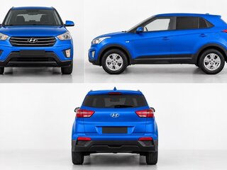 2018 Hyundai Creta I, синий, 1850000 рублей, вид 2
