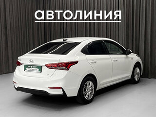 2018 Hyundai Solaris II, белый, 885000 рублей, вид 3