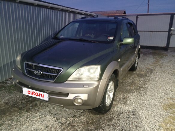2005 Kia Sorento 5-speed I, зелёный, 550000 рублей - вид 7