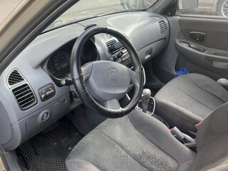 2004 Hyundai Accent ТагАЗ II, бежевый, 255000 рублей, вид 5