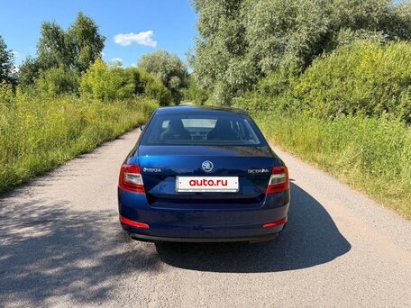 2014 Skoda Octavia III (A7), синий, 1385000 рублей, вид 3