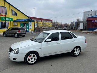 2013 Lada (ВАЗ) Priora I Рестайлинг, белый, 470000 рублей, вид 4