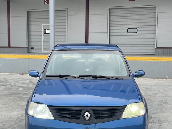 2005 Renault Logan I, синий, 205000 рублей