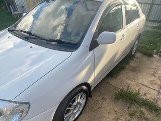 2002 Toyota Corolla IX (E120, E130), белый, 550000 рублей, вид 1