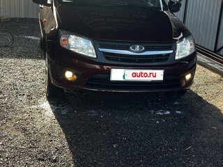 2015 Lada (ВАЗ) Granta I, красный, 600000 рублей, вид 1