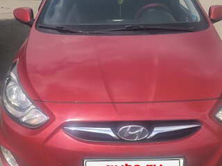 2012 Hyundai Solaris I, красный, 550000 рублей, вид 2