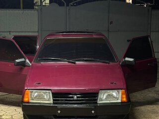 1991 Lada (ВАЗ) 21099, красный, 210000 рублей, вид 2