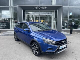 2021 Lada (ВАЗ) Vesta SW Cross I, синий, 999000 рублей, вид 3