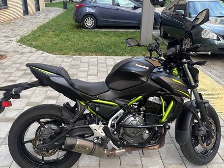 2019 Kawasaki Z 650, чёрный, 649000 рублей, вид 2
