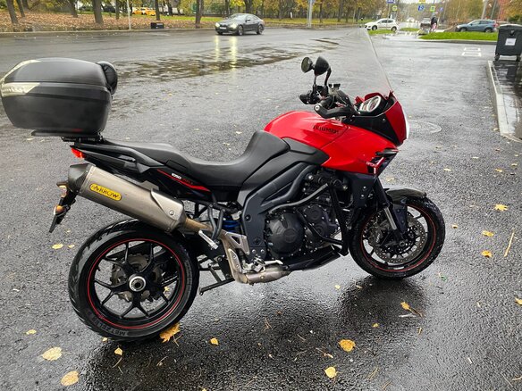 2013 Triumph Tiger 1050, красный, 540000 рублей - вид 1