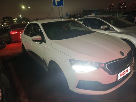 2021 Skoda Rapid II, белый, 850000 рублей, вид 3