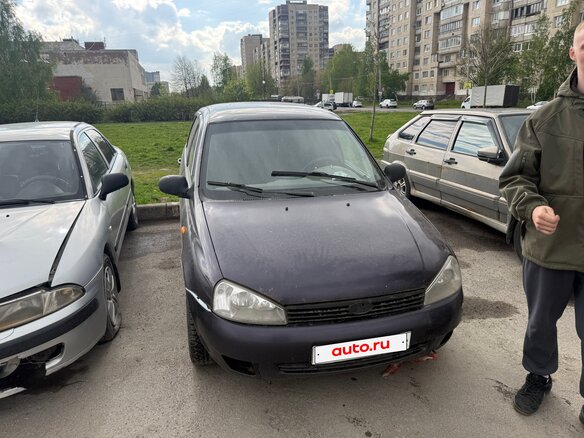 2007 Lada (ВАЗ) Kalina I, синий, 67000 рублей