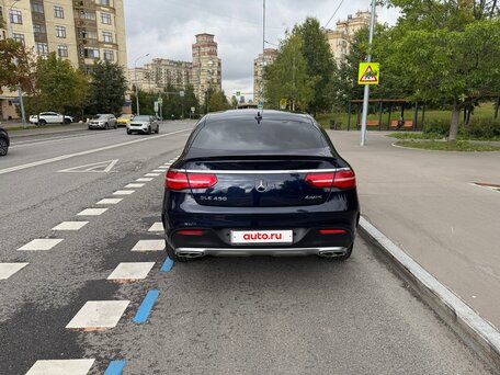 2016 Mercedes-Benz GLE 450 AMG I (W166), синий, 3700000 рублей, вид 3