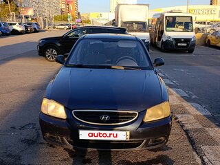 2008 Hyundai Accent ТагАЗ II, синий, 350000 рублей, вид 2