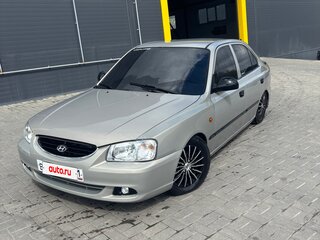 2008 Hyundai Accent ТагАЗ II, бежевый, 400000 рублей, вид 1