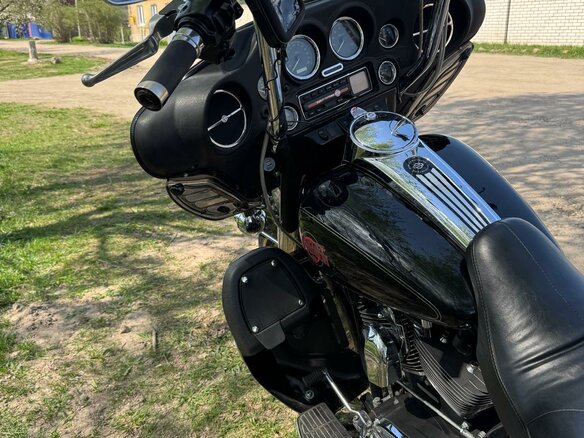2004 Harley-Davidson Electra Glide, чёрный, 570000 рублей - вид 14