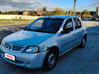 2005 Renault Logan I, серебристый, 145000 рублей, вид 1
