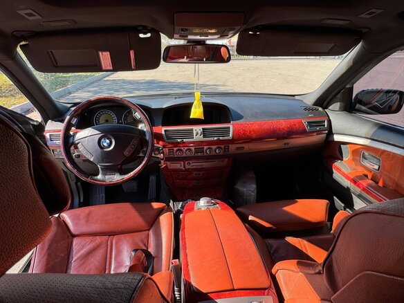 2005 BMW 7 серии Long 740Li IV (E65/E66) Рестайлинг, серый, 1500000 рублей - вид 15