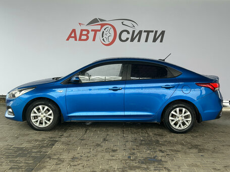 2017 Hyundai Solaris II, синий, 1125000 рублей, вид 5