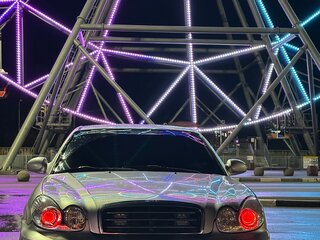 2006 Hyundai Sonata ТагАЗ IV (EF) Рестайлинг, серебристый, 550000 рублей, вид 3
