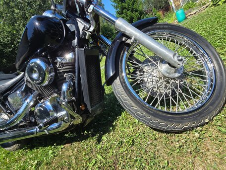 2001 Honda Shadow 400, чёрный, 400000 рублей, вид 5