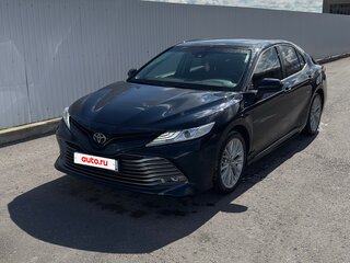 2018 Toyota Camry US Market VIII (XV70), синий, 2700000 рублей, вид 1
