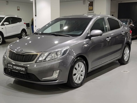 2014 Kia Rio 6-speed III, серый, 575000 рублей