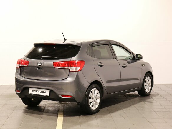 2016 Kia Rio III Рестайлинг, серый, 1140000 рублей - вид 5