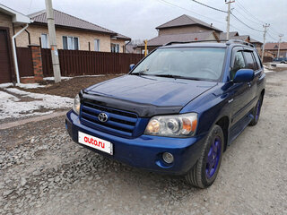 2005 Toyota Highlander I (XU20) Рестайлинг, синий, 1249000 рублей, вид 2