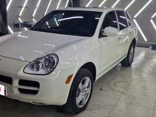 2005 Porsche Cayenne I (955), белый, 1200000 рублей, вид 2