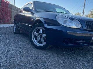2006 Hyundai Sonata ТагАЗ IV (EF) Рестайлинг, синий, 550000 рублей, вид 2