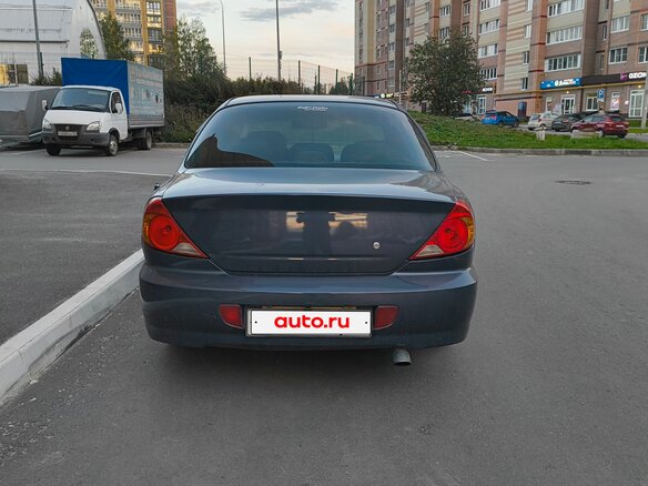 2006 Kia Spectra I Рестайлинг 2, синий, 320000 рублей - вид 4
