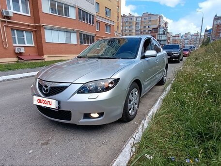 2008 Mazda 3 I (BK) Рестайлинг, серебристый, 550000 рублей, вид 1