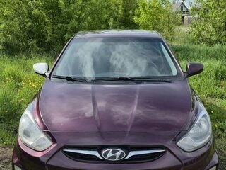 2012 Hyundai Solaris I, фиолетовый, 649000 рублей, вид 2
