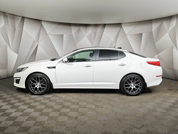 2014 Kia Optima III Рестайлинг, серый, 1295150 рублей - вид 4
