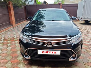 2017 Toyota Camry VII (XV50) Рестайлинг, чёрный, 2699000 рублей, вид 3