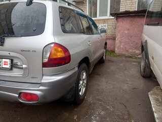 2004 Hyundai Santa Fe I, серебристый, 450000 рублей, вид 2