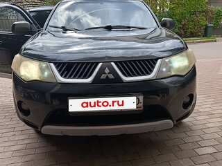2007 Mitsubishi Outlander II, чёрный, 950000 рублей, вид 1