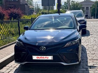 2021 Toyota Camry US Market VIII (XV70) Рестайлинг, синий, 2500000 рублей, вид 2