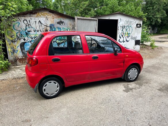 2007 Daewoo Matiz I Рестайлинг, красный, 190000 рублей - вид 4