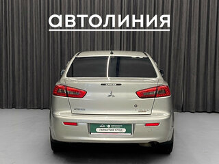2013 Mitsubishi Lancer X Рестайлинг, серебристый, 730000 рублей, вид 4