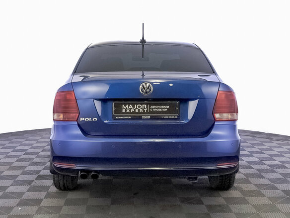 2019 Volkswagen Polo V Рестайлинг, синий, 1195000 рублей - вид 5