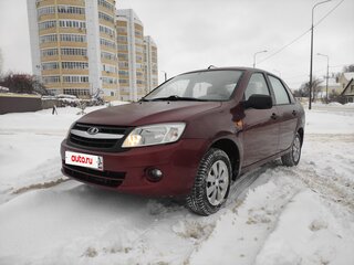 2013 Lada (ВАЗ) Granta I, красный, 300000 рублей, вид 4