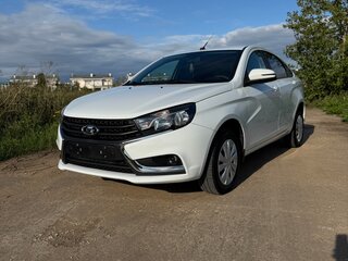 2019 Lada (ВАЗ) Vesta I, белый, 910000 рублей, вид 1