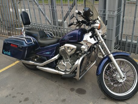 1994 Honda Steed 600, синий, 350000 рублей, вид 1