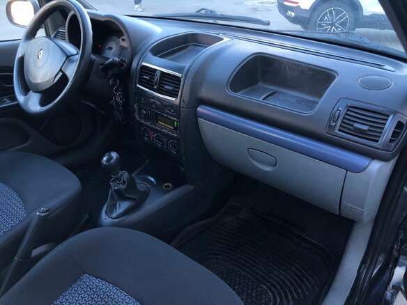 2007 Renault Symbol I Рестайлинг 2, чёрный, 105000 рублей - вид 8